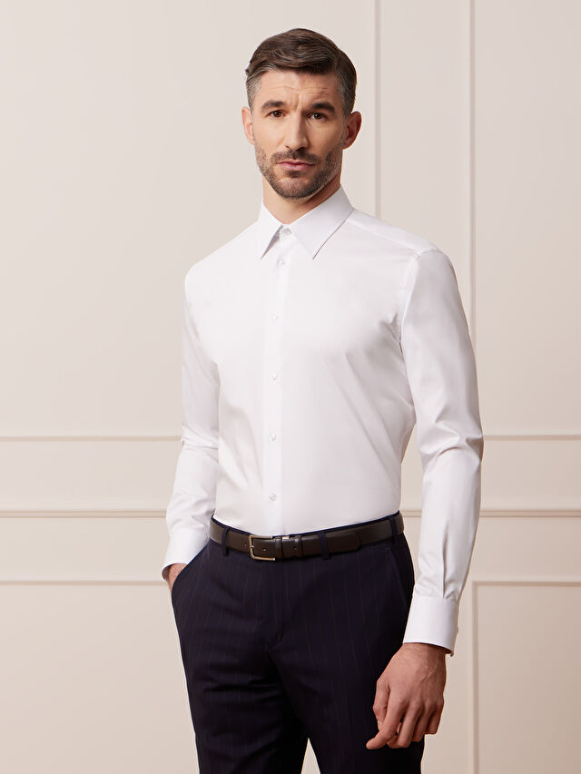 BIAŁA KOSZULA LUKKA DŁUGI RĘKAW