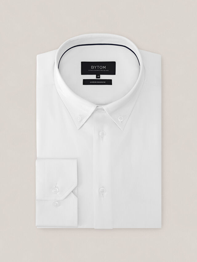 BIAŁA KOSZULA MALMO DŁUGI RĘKAW