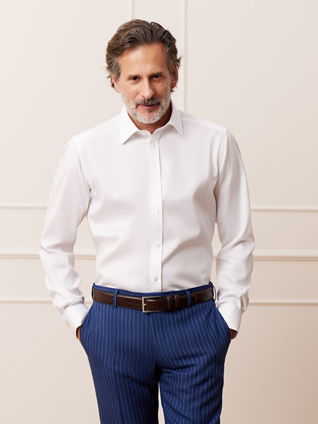 BIAŁA KOSZULA WINDSOR DŁUGI RĘKAW