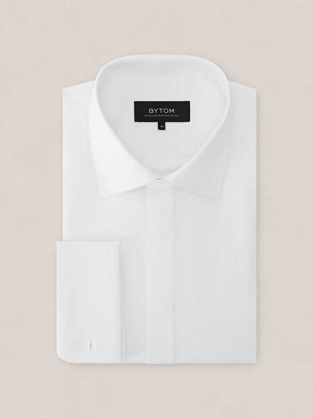 BIAŁA KOSZULA ROMA DŁUGI RĘKAW