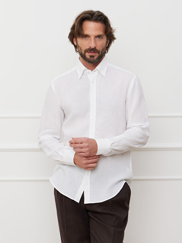 BIAŁA KOSZULA CAPRI DŁUGI RĘKAW