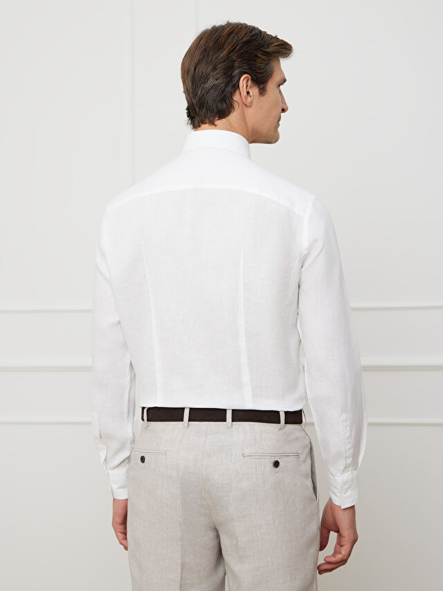 BIAŁA KOSZULA ROMA DŁUGI RĘKAW