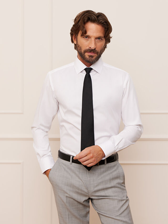 BIAŁA KOSZULA ROMA DŁUGI RĘKAW