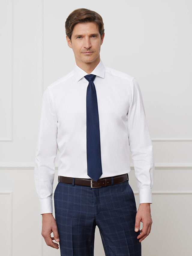 BIAŁA KOSZULA BRAGA DŁUGI RĘKAW