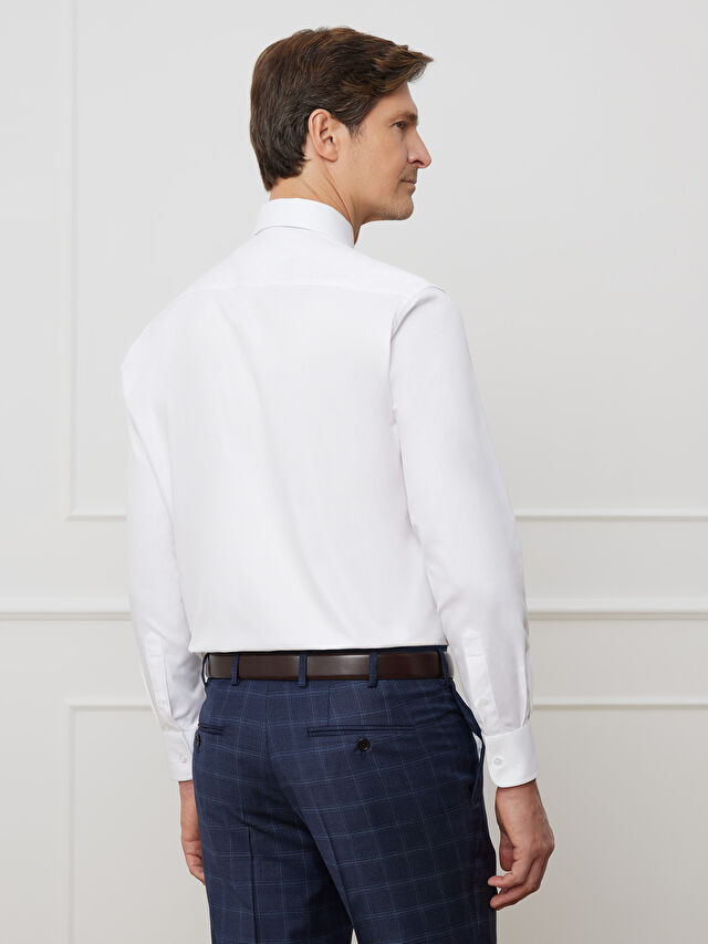 BIAŁA KOSZULA BRAGA DŁUGI RĘKAW