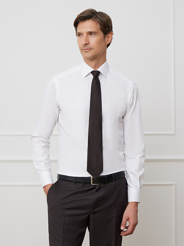 BIAŁA KOSZULA ROMA DŁUGI RĘKAW