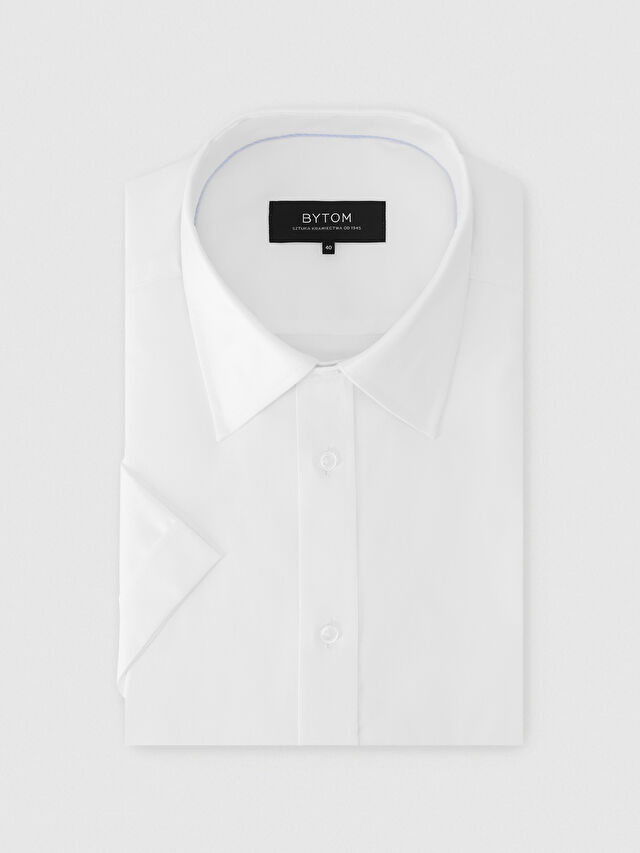 BIAŁA KOSZULA LUKKA KRÓTKI RĘKAW