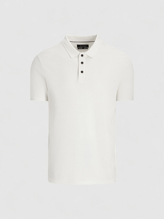 BIAŁE KLASYCZNE POLO WATTSOF