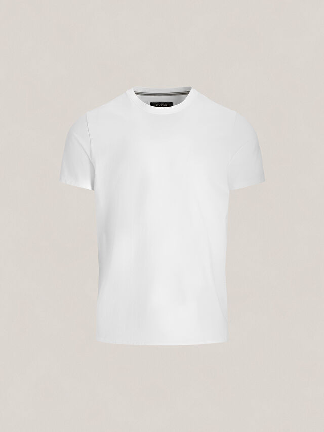 BIAŁY T-SHIRT BELSAY