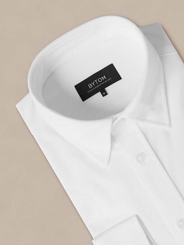 BIAŁA KOSZULA DŁUGI RĘKAW