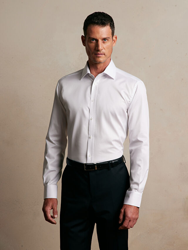 BIAŁA KOSZULA DŁUGI RĘKAW