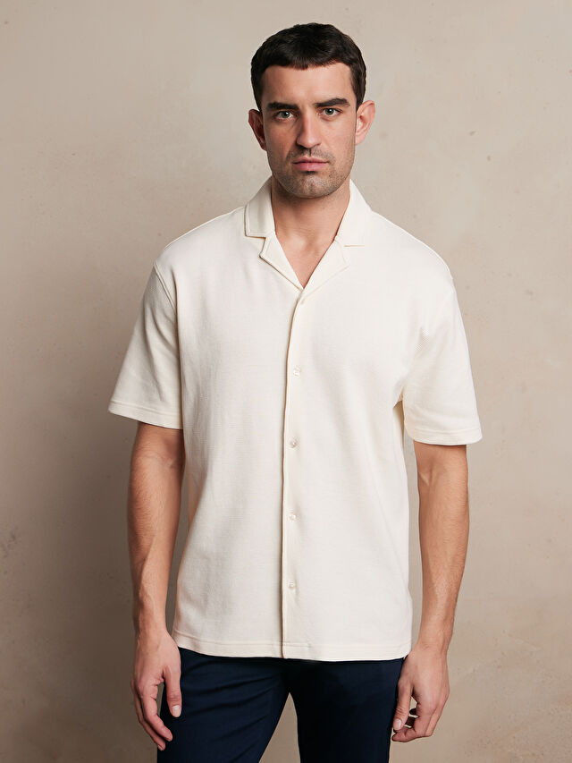 BIAŁA KOSZULA KRÓTKI RĘKAW