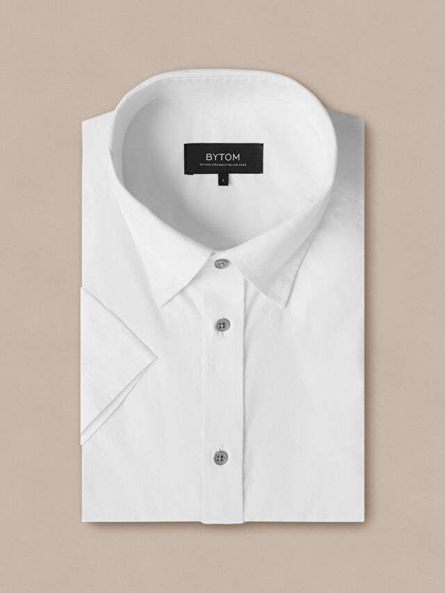 BIAŁA KOSZULA KRÓTKI RĘKAW