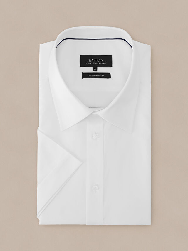 BIAŁA KOSZULA KRÓTKI RĘKAW