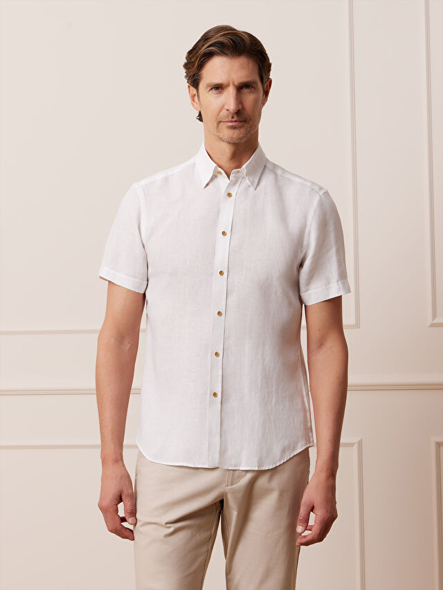 BIAŁA KOSZULA KRÓTKI RĘKAW