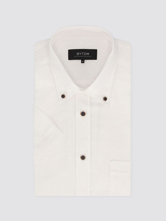 BIAŁA KOSZULA KR. RĘKAW