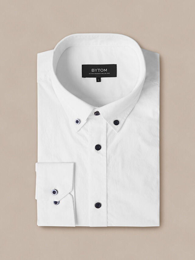 BIAŁA KOSZULA DŁUGI RĘKAW