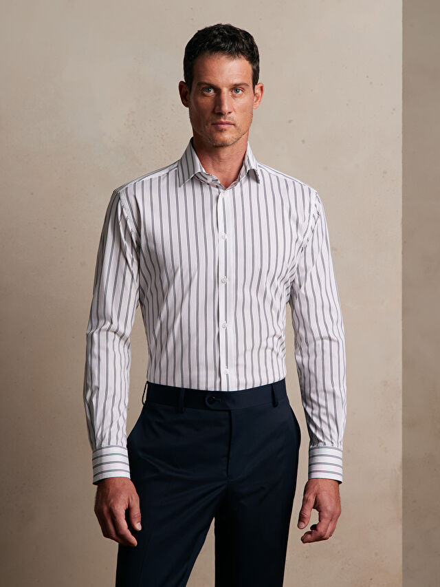 BIAŁA KOSZULA DŁUGI RĘKAW