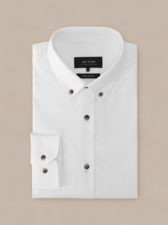 BIAŁA KOSZULA DŁUGI RĘKAW