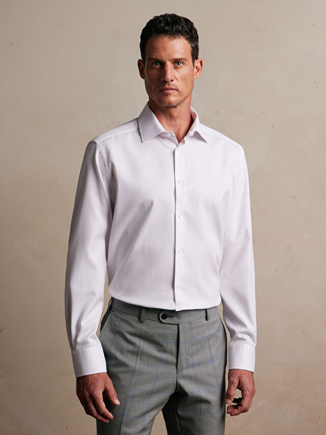 BIAŁA KOSZULA DŁUGI RĘKAW