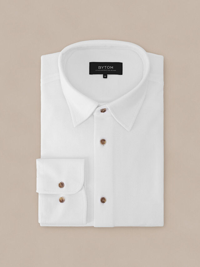 BIAŁA KOSZULA DŁUGI RĘKAW