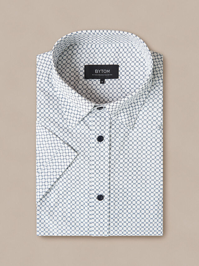 BIAŁA KOSZULA KRÓTKI RĘKAW