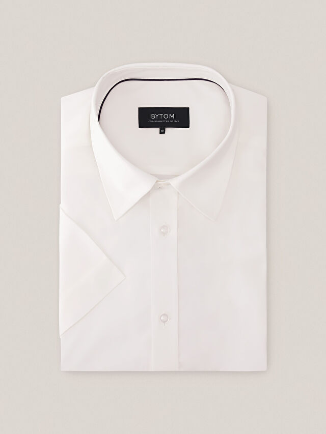 BIAŁA KOSZULA KRÓTKI RĘKAW