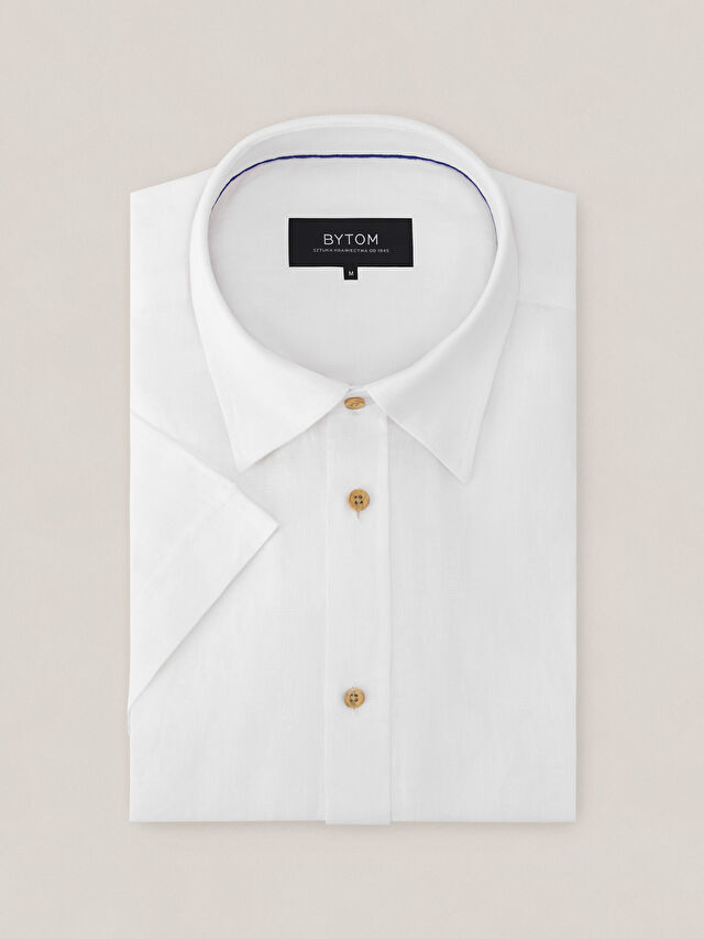 BIAŁA KOSZULA KRÓTKI RĘKAW