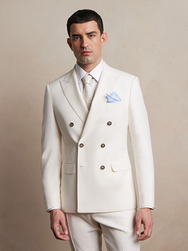 BIAŁA MARYNARKA DO GARNITURU - MIKSUJ I ŁĄCZ