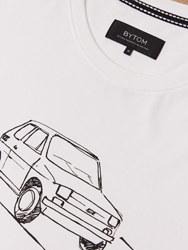 BIAŁY T-SHIRT MALUCH