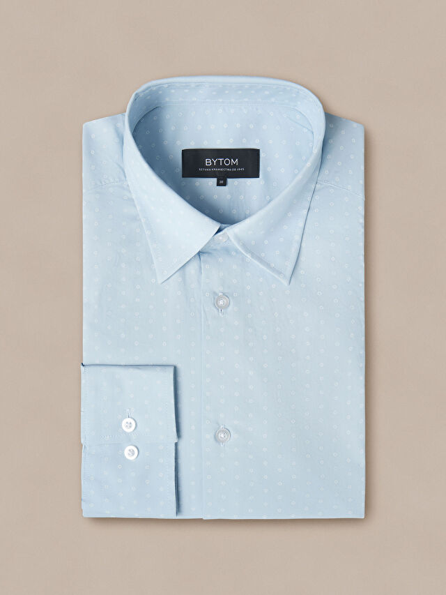 NIEBIESKA KOSZULA DŁUGI RĘKAW