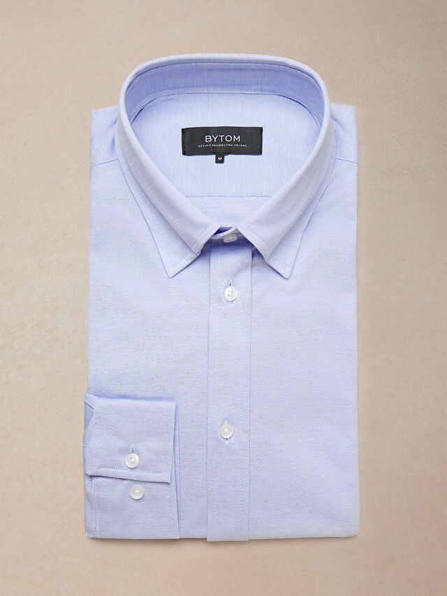 NEBIESKA KOSZULA DŁUGI RĘKAW