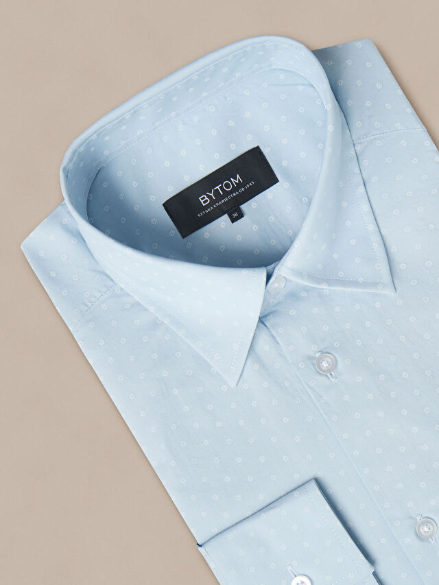 NIEBIESKA KOSZULA DŁUGI RĘKAW