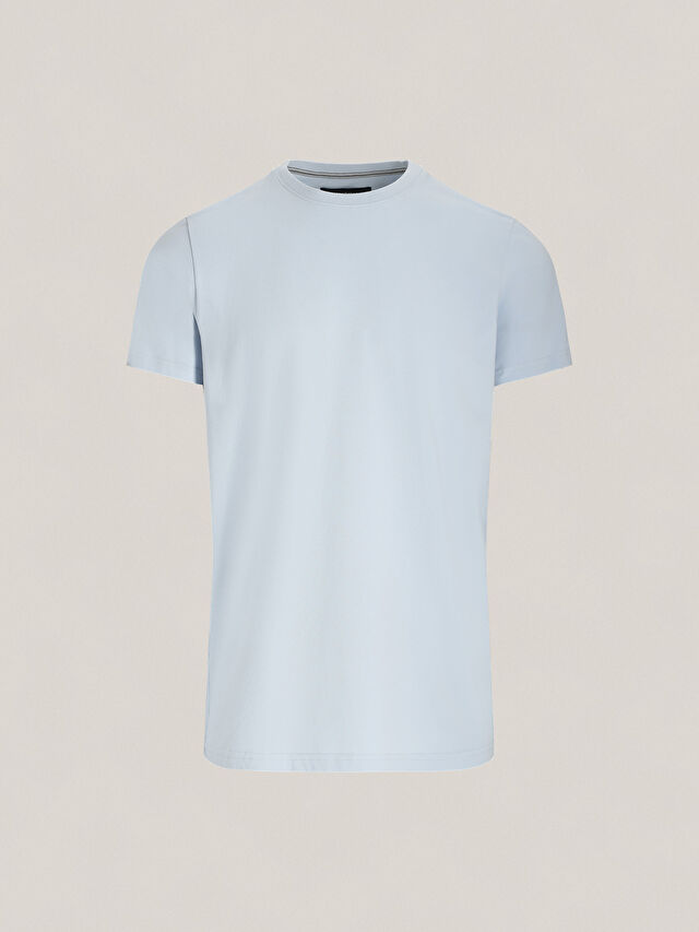 NIEBIESKI T-SHIRT BELSAY