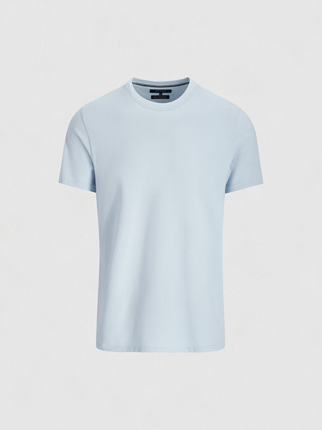 NIEBIESKI T-SHIRT CRISSMOD