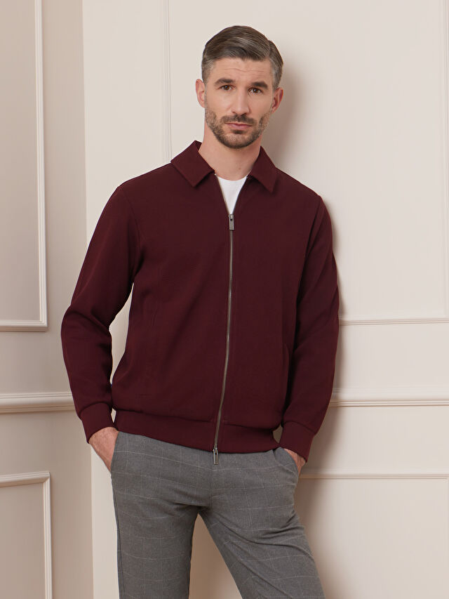 BORDOWA BLUZA WORTHEN