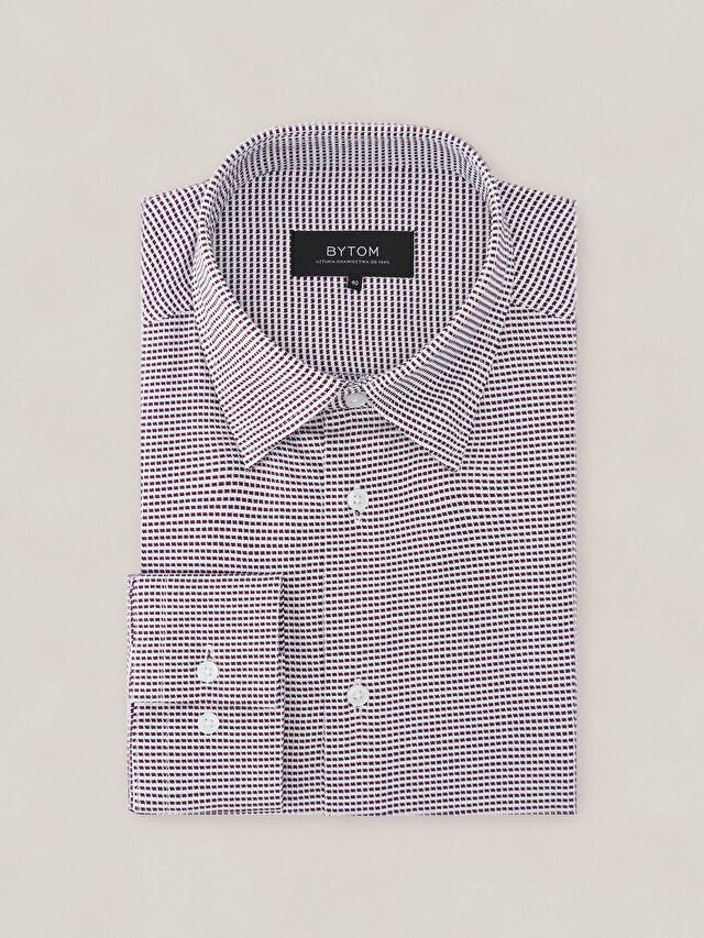 BORDOWA KOSZULA CAPRI DŁUGI RĘKAW