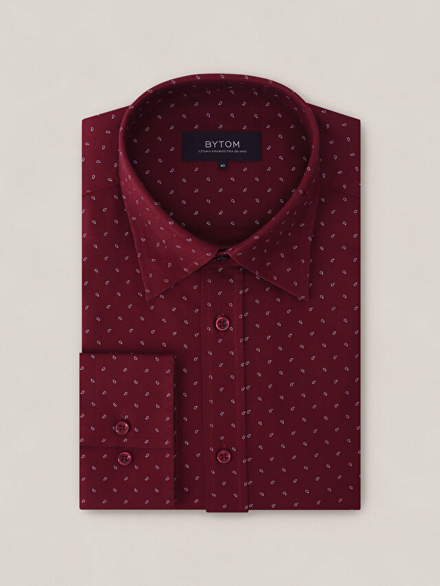 BORDOWA KOSZULA CAPRI DŁUGI RĘKAW