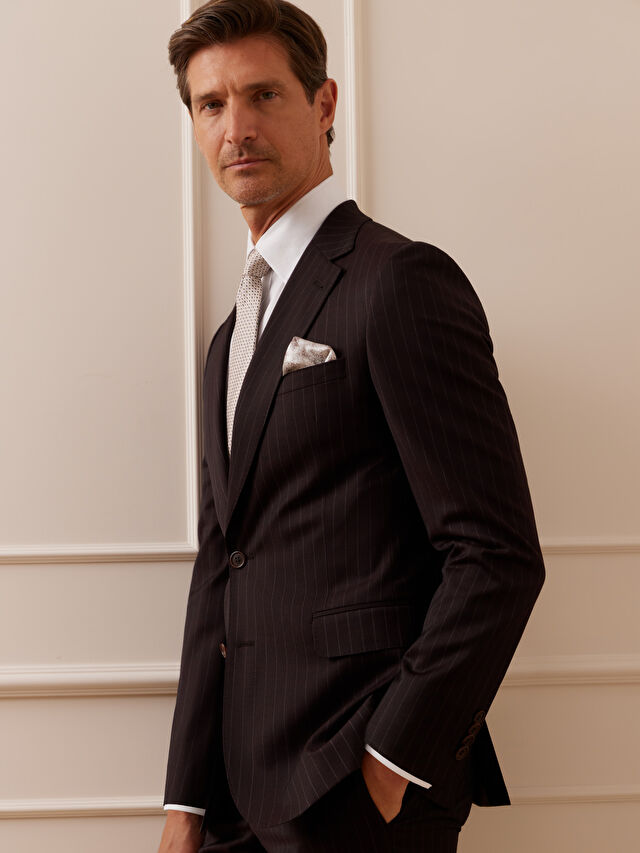 BORDOWA MARYNARKA TURYN DO GARNITURU - MIKSUJ I ŁĄCZ