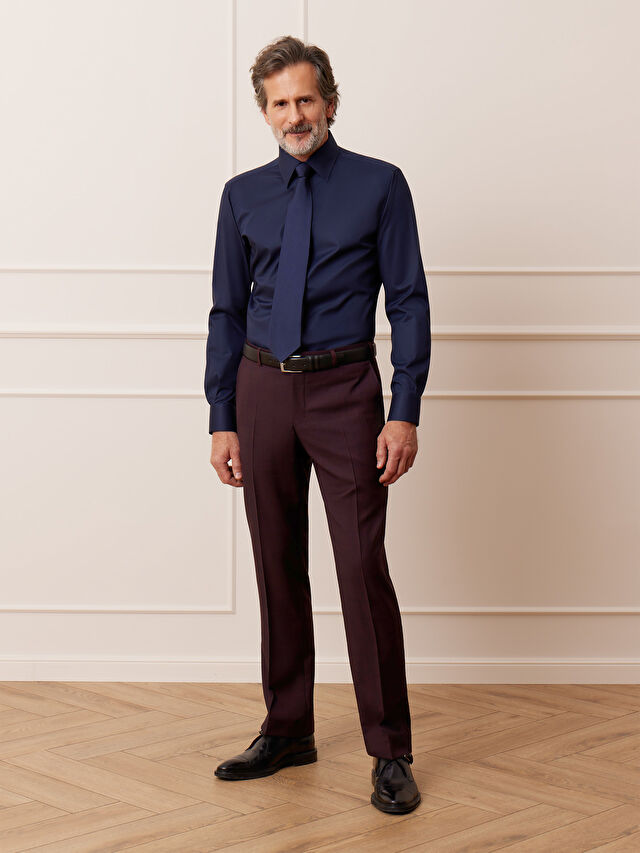 BORDOWE SPODNIE DO GARNITURU - MIKSUJ I ŁĄCZ