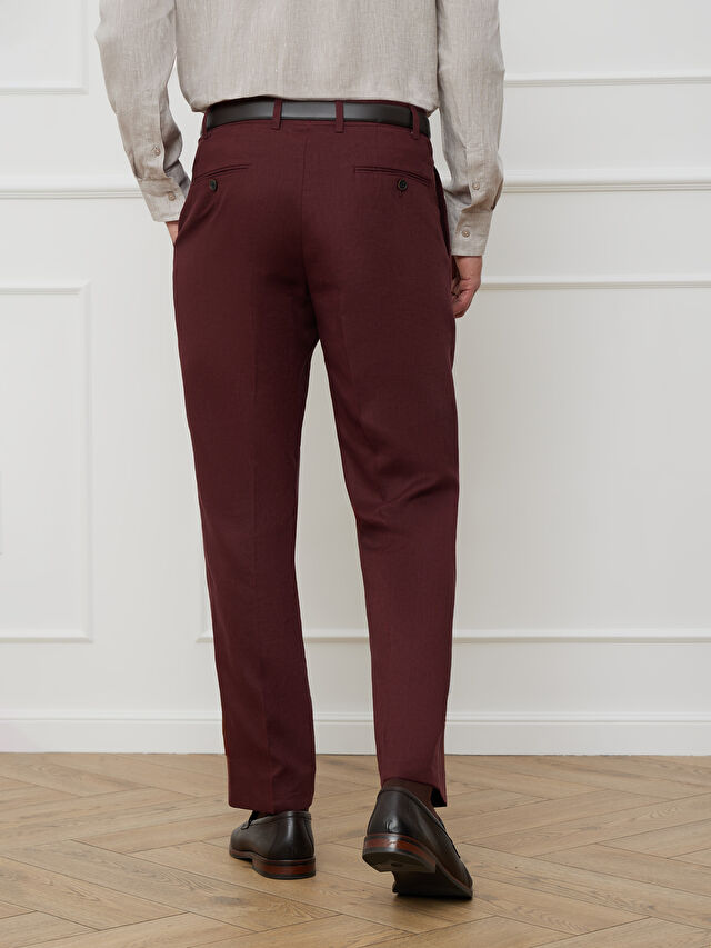 BORDOWE SPODNIE DO GARNITURU - MIKSUJ I ŁĄCZ