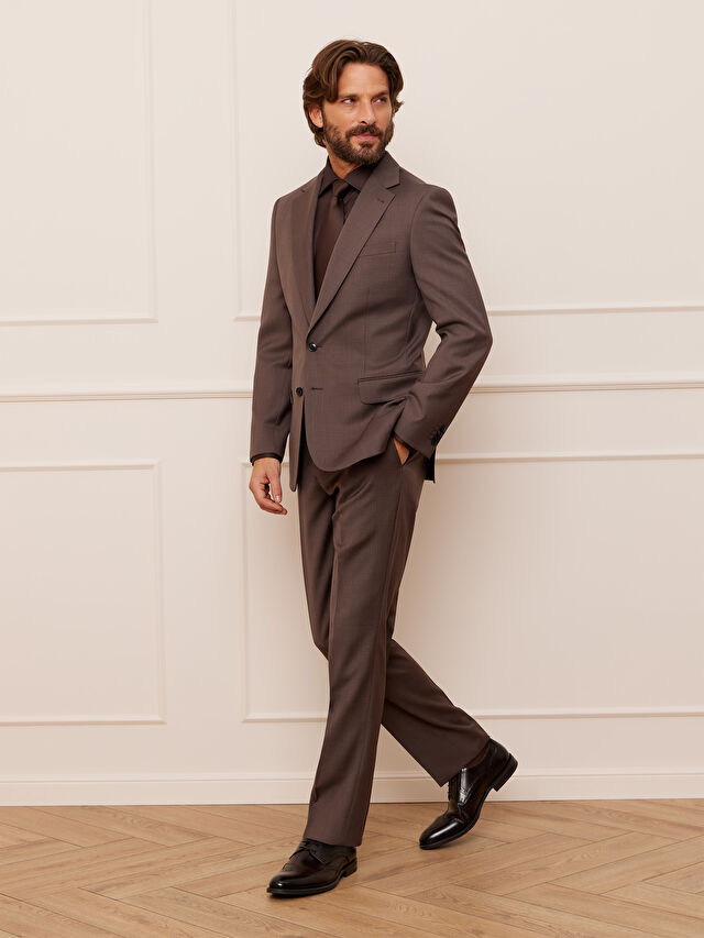 BRĄZOWA MARYNARKA TURYN DO GARNITURU - MIKSUJ I ŁĄCZ