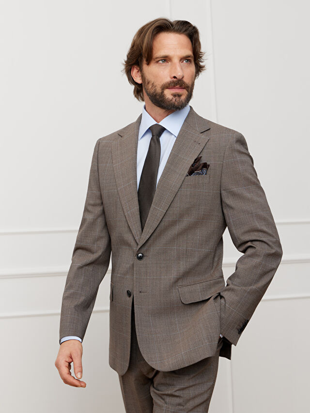 BRĄZOWA MARYNARKA TURYN DO GARNITURU - MIKSUJ I ŁĄCZ