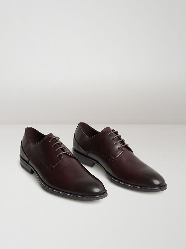 BRĄZOWE SKÓRZANE BUTY SAMPSON