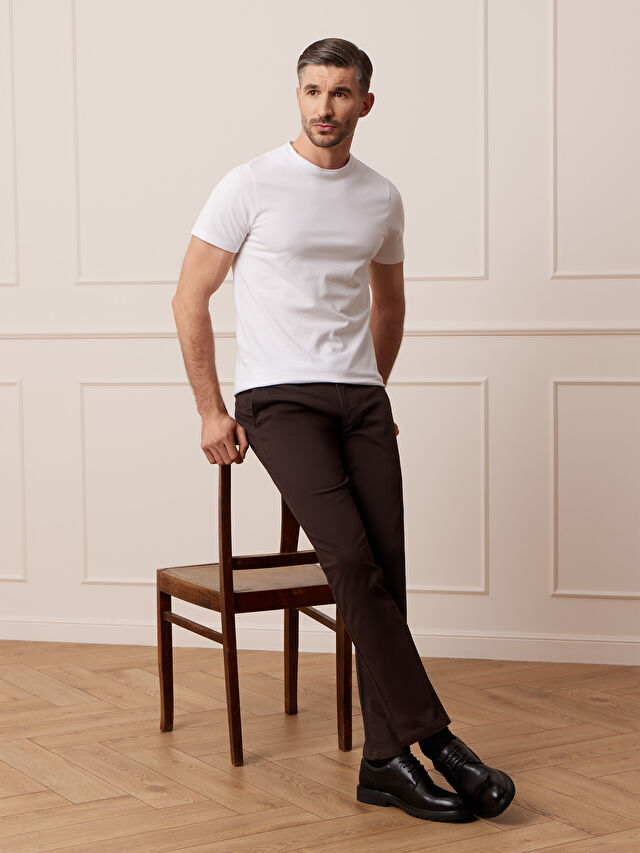 BRĄZOWE SPODNIE DARREG