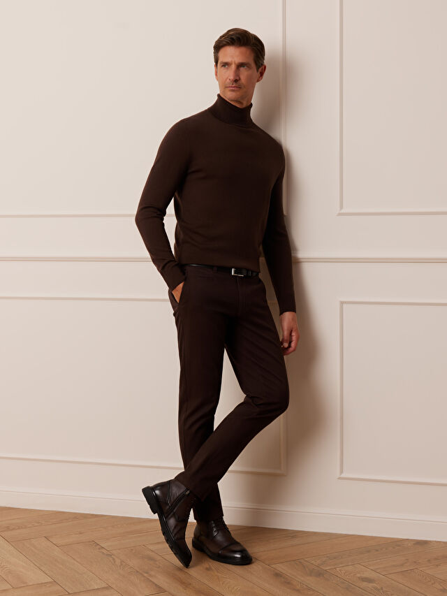 BRĄZOWE SPODNIE FORGE