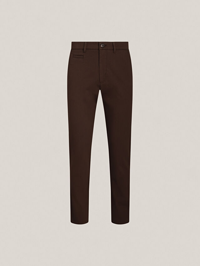 BRĄZOWE SPODNIE WES