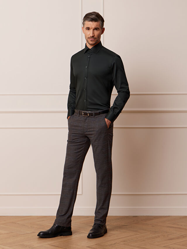 BRĄZOWE SPODNIE MULBERRY