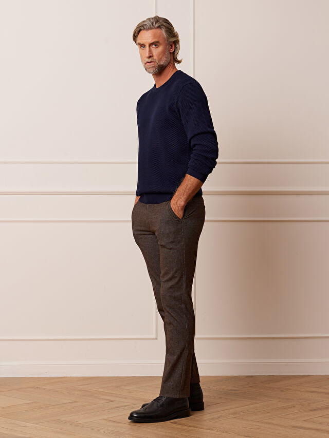 BRĄZOWE SPODNIE HENSTEAD