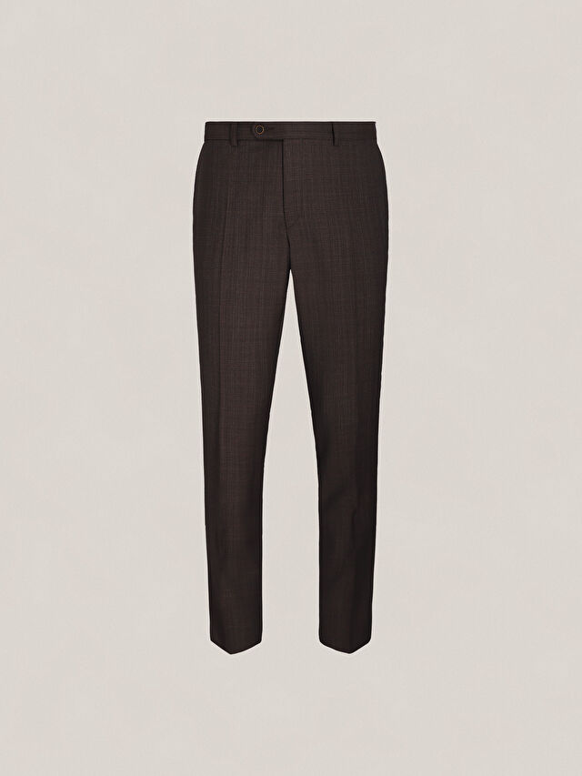 BRĄZOWE SPODNIE DO GARNITURU - MIKSUJ I ŁĄCZ